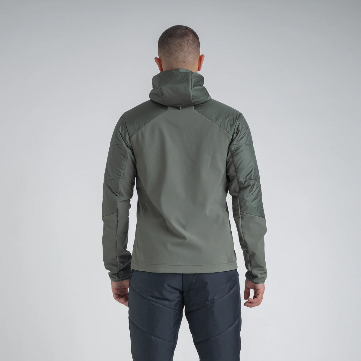 Spiro Men's Insulated Hybrid Jacket — Blue