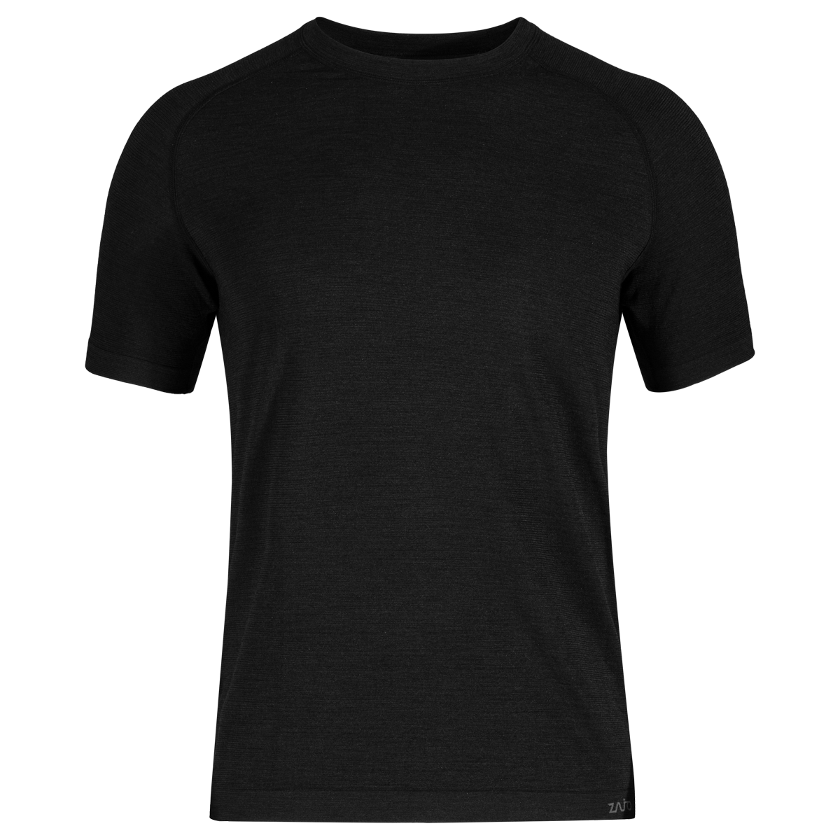 Lerta Men's Seamless Merino T-shirt — Black