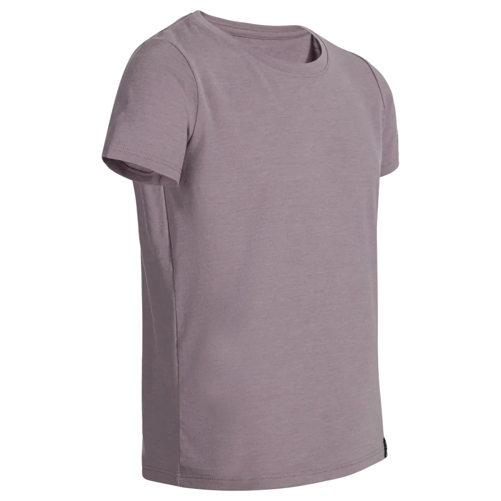 Amo Kid's Merino T-shirt — Iced Mauve