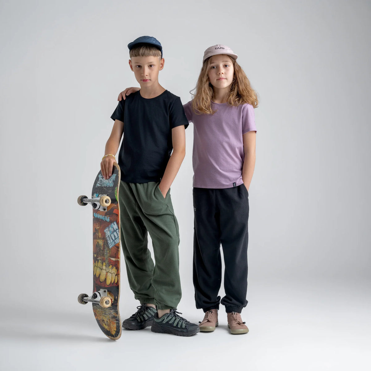 Amo Kid's Merino T-shirt — Blue