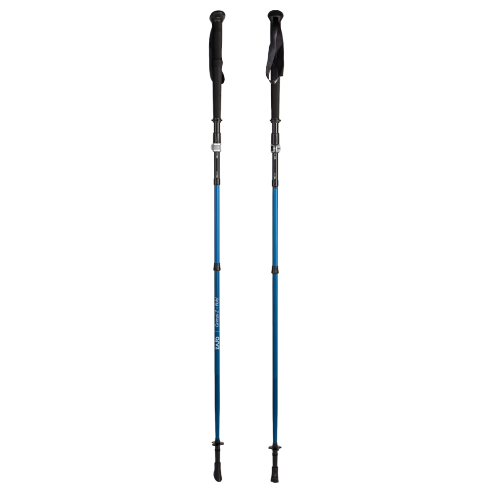 Grimpi Z-Fold Trekking Poles — Navy