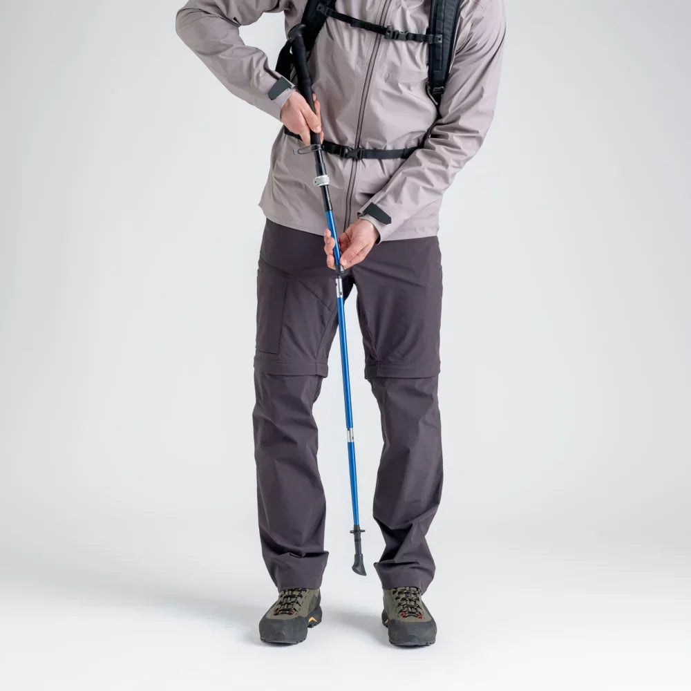 Grimpi Z-Fold Trekking Poles — Navy