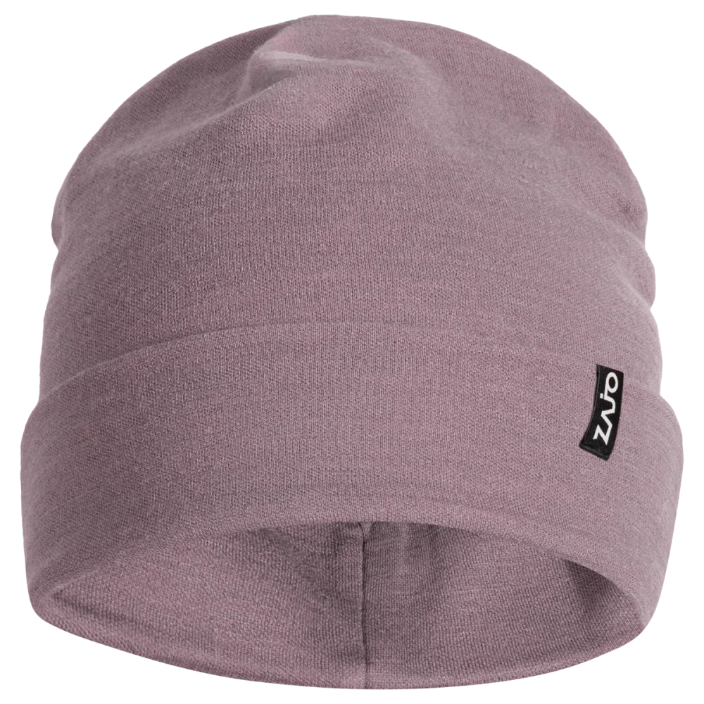 Hejma Merino Slouchy Beanie — Grape Mauve