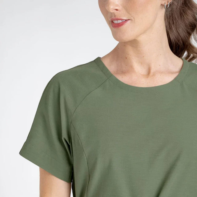 Kanabo Women's Urban Dress — Oil Green