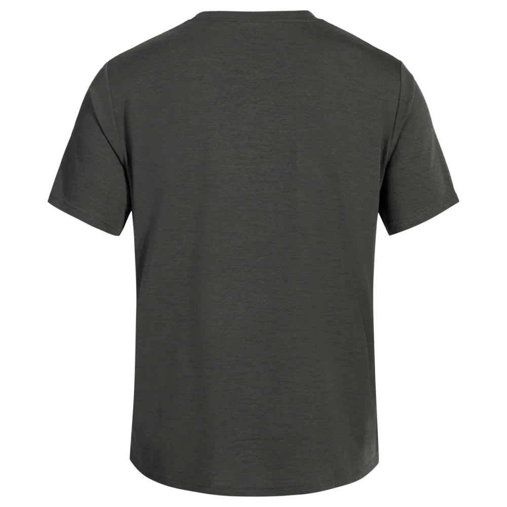 Kora Men's Merino Graphic T-shirt — Black Olive Element