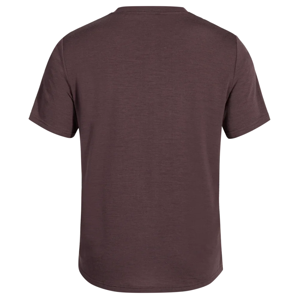 Kora Men's Merino T-shirt — Decadent Red