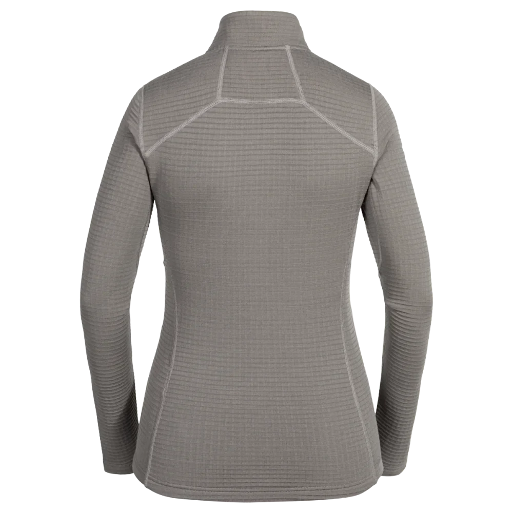 Kovri Women's Merino Grid Jacket — Taupe Beige