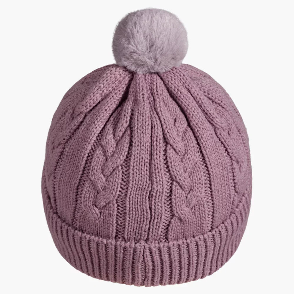 Mola Kid's Beanie — Light Rose