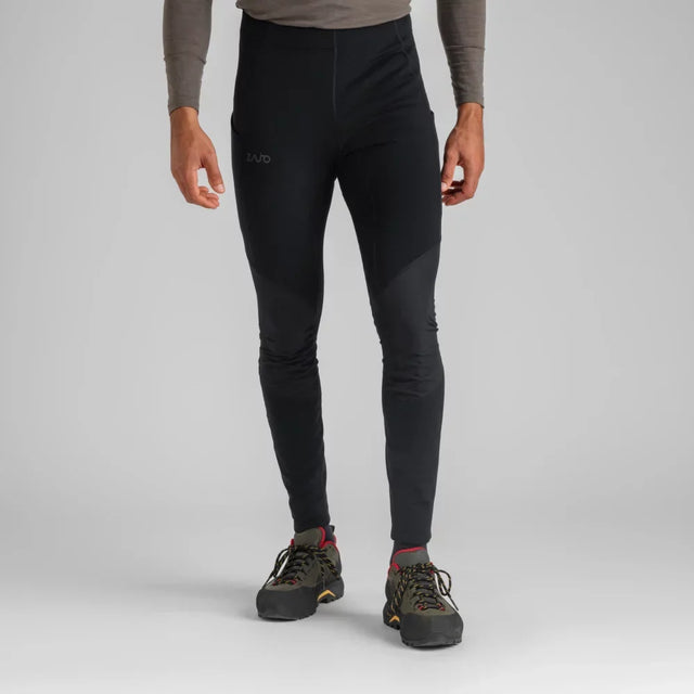 Montaro Men's Thermal Elastic Tights — Black