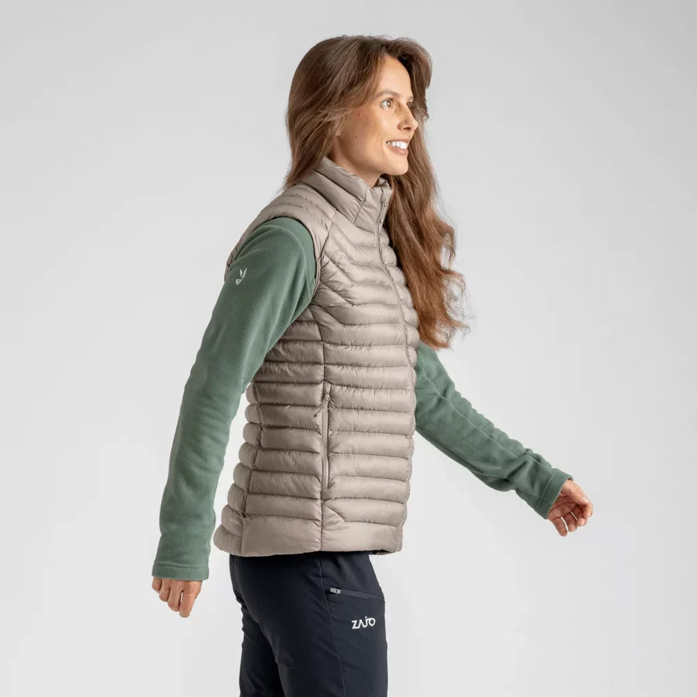 Nubaro Women's Insulated Vest — Black