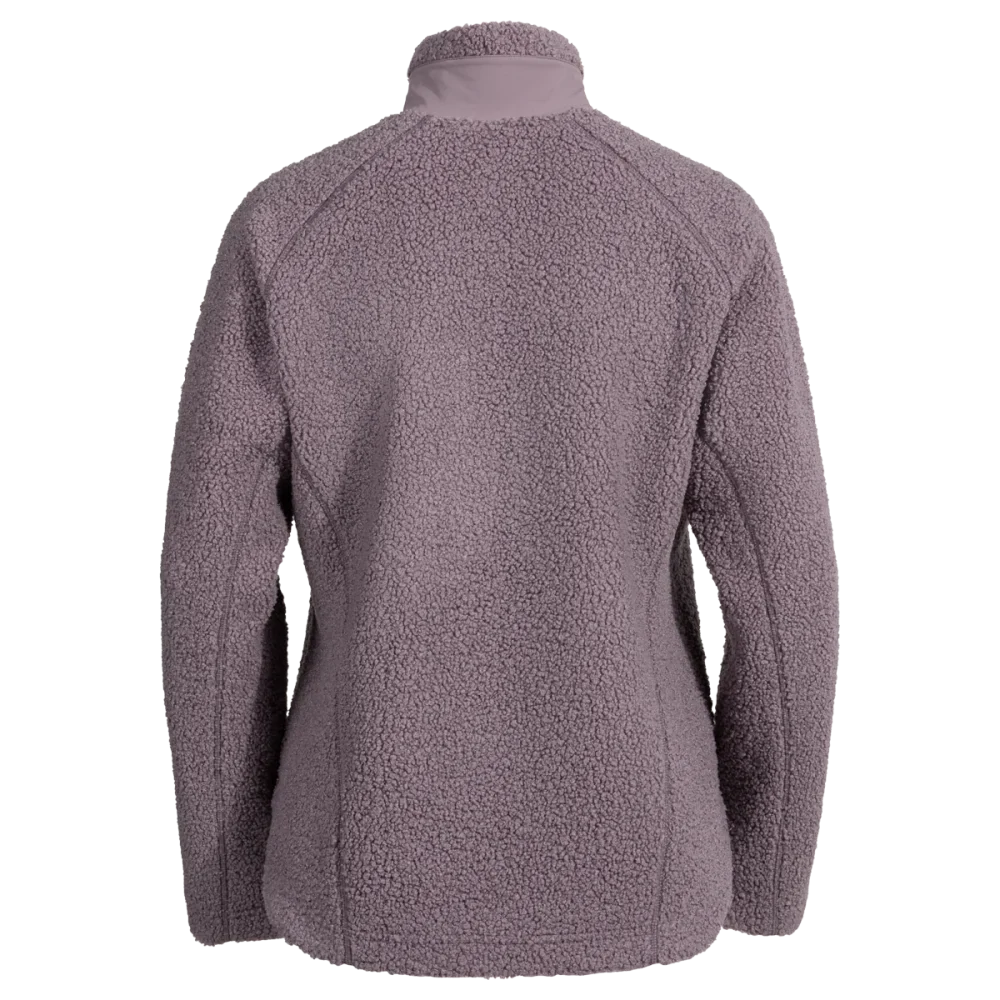 Palpo Women's Pile Fleece Jacket — Iced Mauve