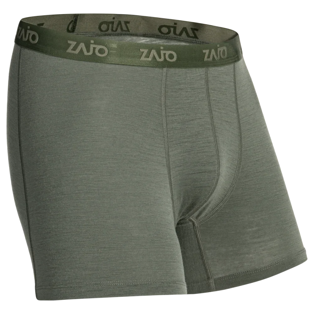 Senti Men's Merino Boxer Briefs — Thyme Green