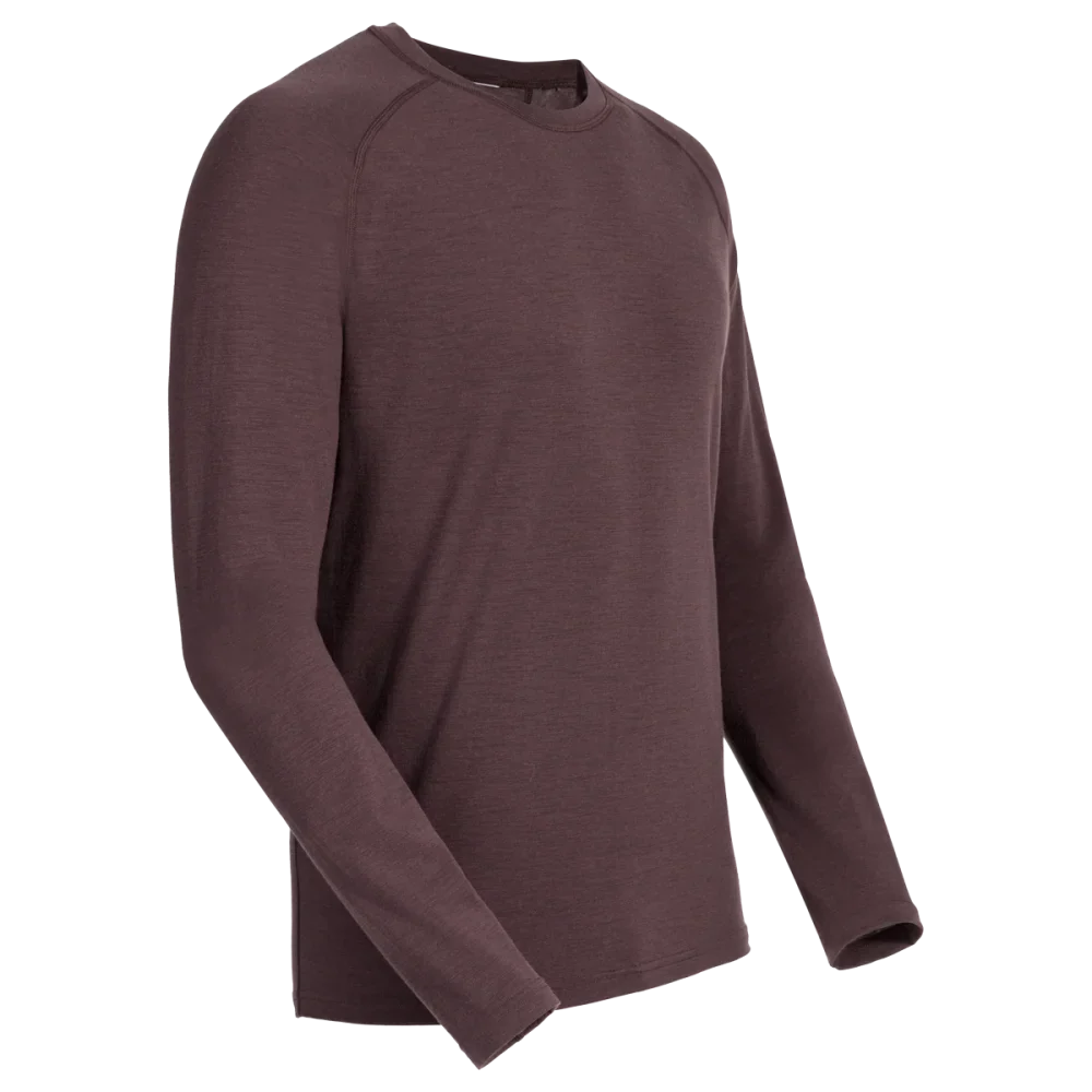 Senti Men's Merino Longsleeve — Decadent Red