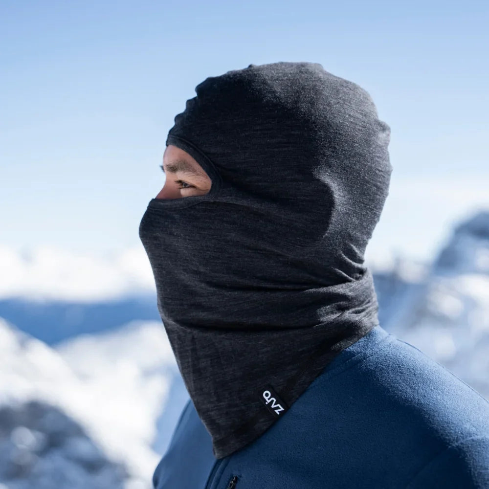 Senti Merino Balaclava — Black