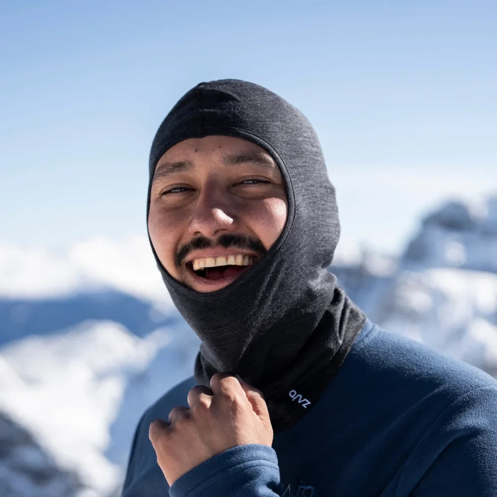 Senti Merino Balaclava — Black