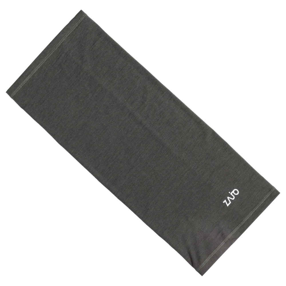 Senti Merino Multifunctional Scarf — Black Olive