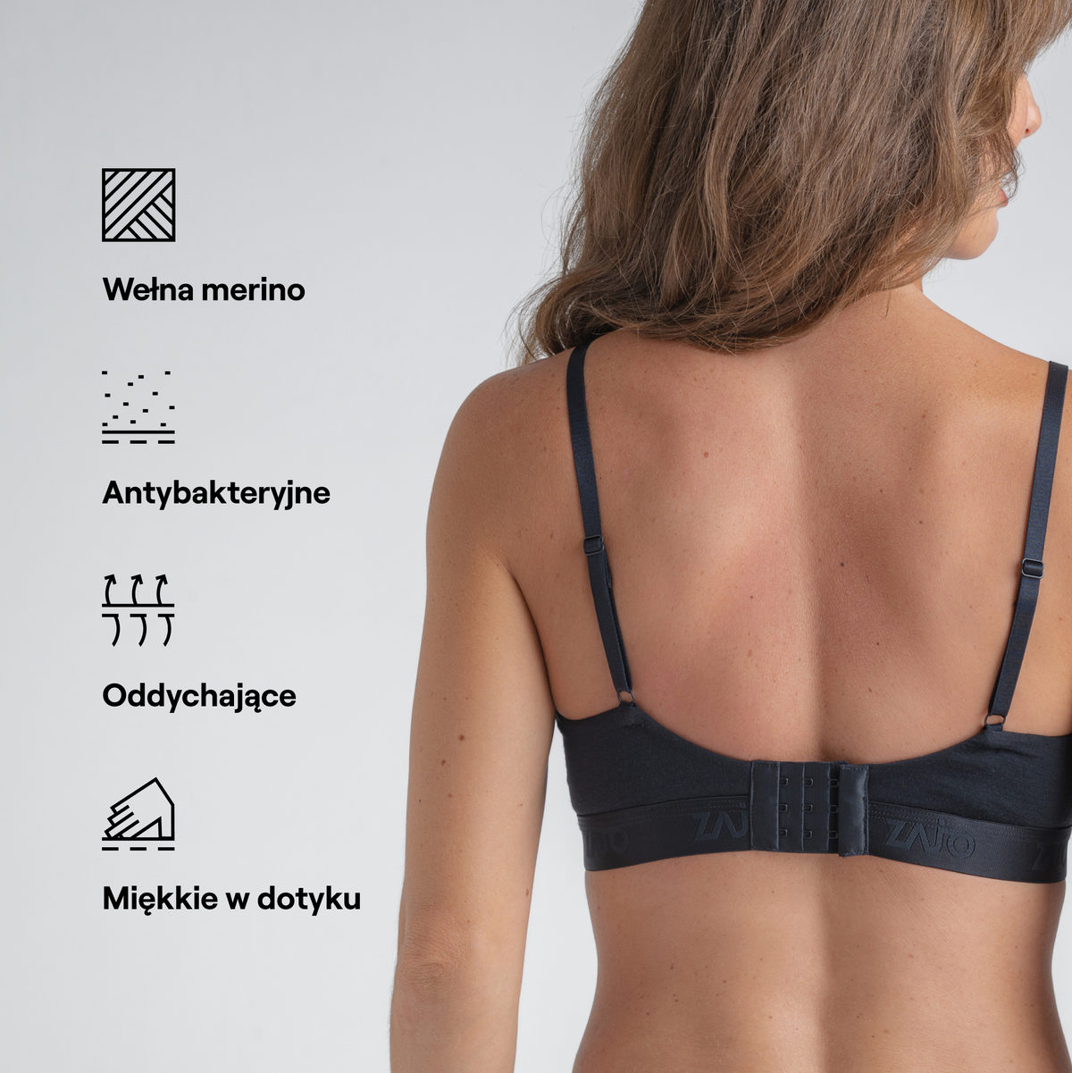 Senti Women's Merino Bra — Lila Haze