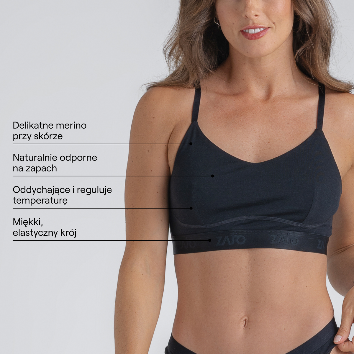 Senti Women's Merino Bra — Lila Haze