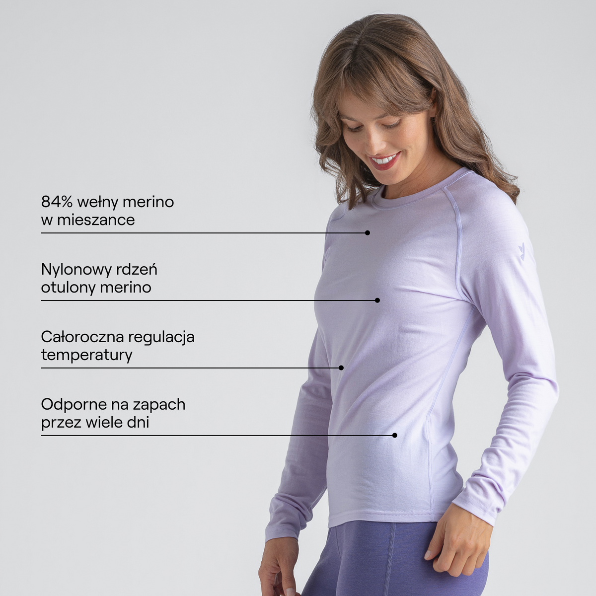 Senti Women's Merino Longsleeve — Dark Navy