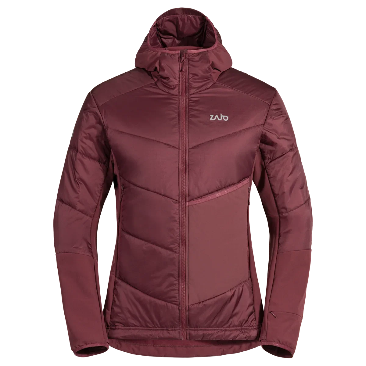 Spiro Men's Insulated Hybrid Jacket — Burned Red