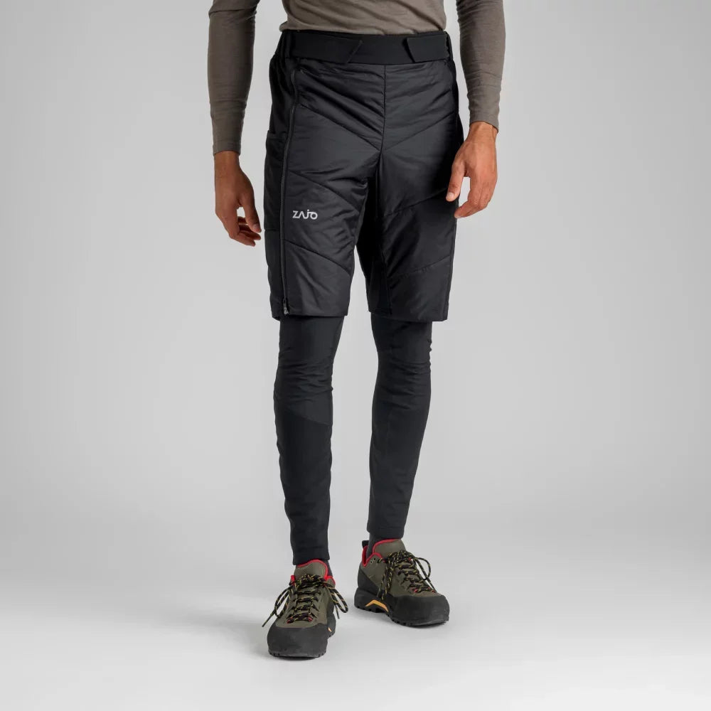 Spiro Men's Insulated Hybrid Shorts — Black