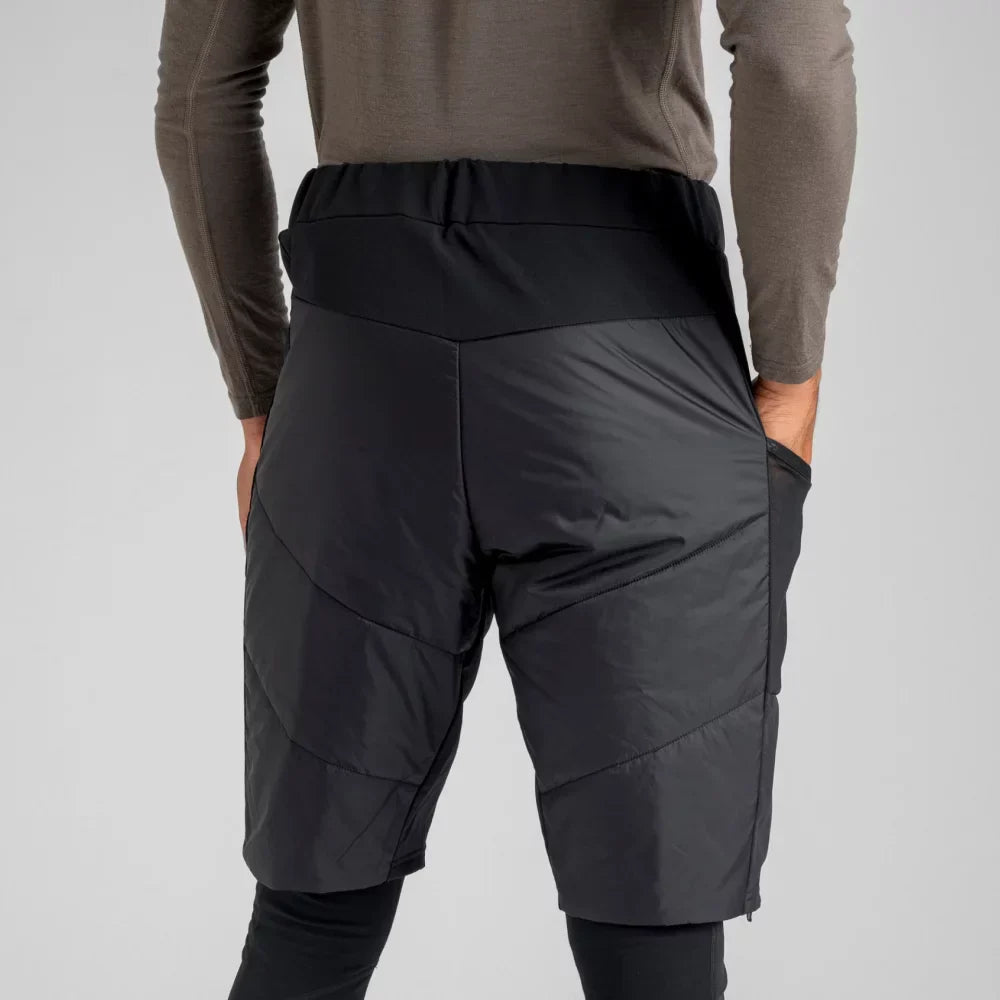 Spiro Men's Insulated Hybrid Shorts — Black