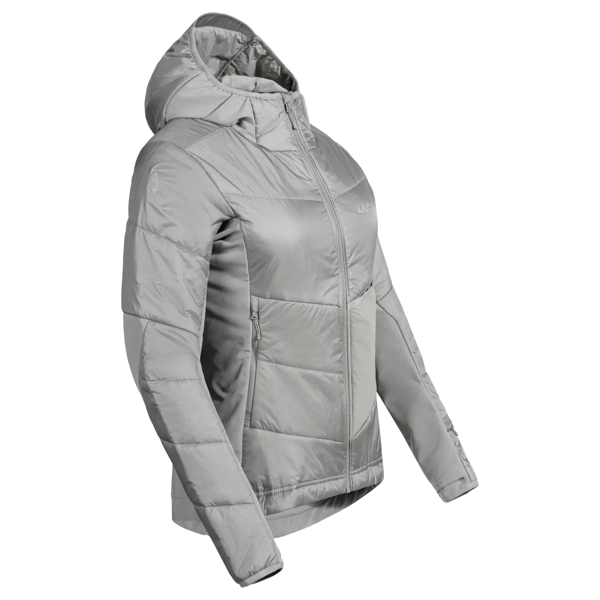 Spiro Women's Insulated Hybrid Jacket — Dove Grey