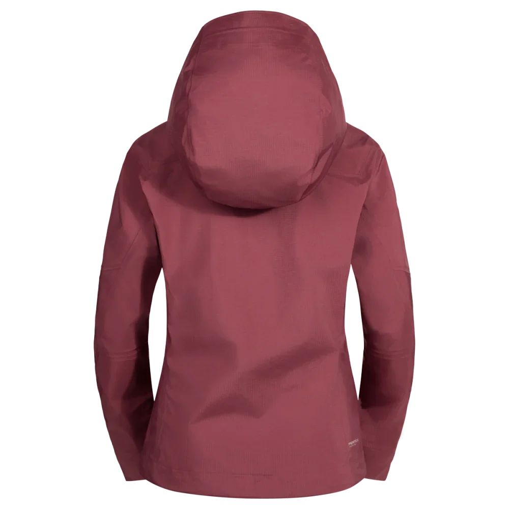 Torento Women's Waterproof 3L Jacket — Earth Red