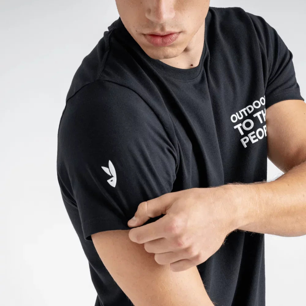 Unuo Men's Organic Cotton T-shirt — Black