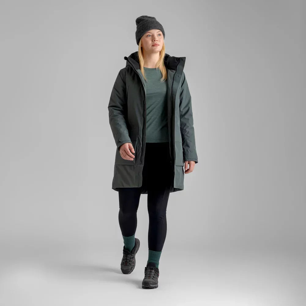 Urbo Women's Insulated Parka — Urban Green