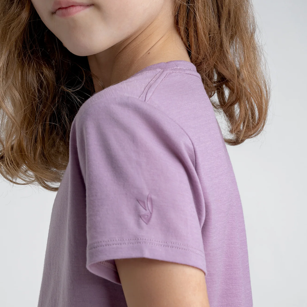 Amo Kid's Merino T-shirt — Dove Grey