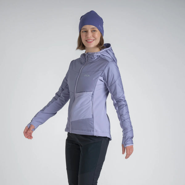 Spiro Women's Insulated Hybrid Jacket — Lavender