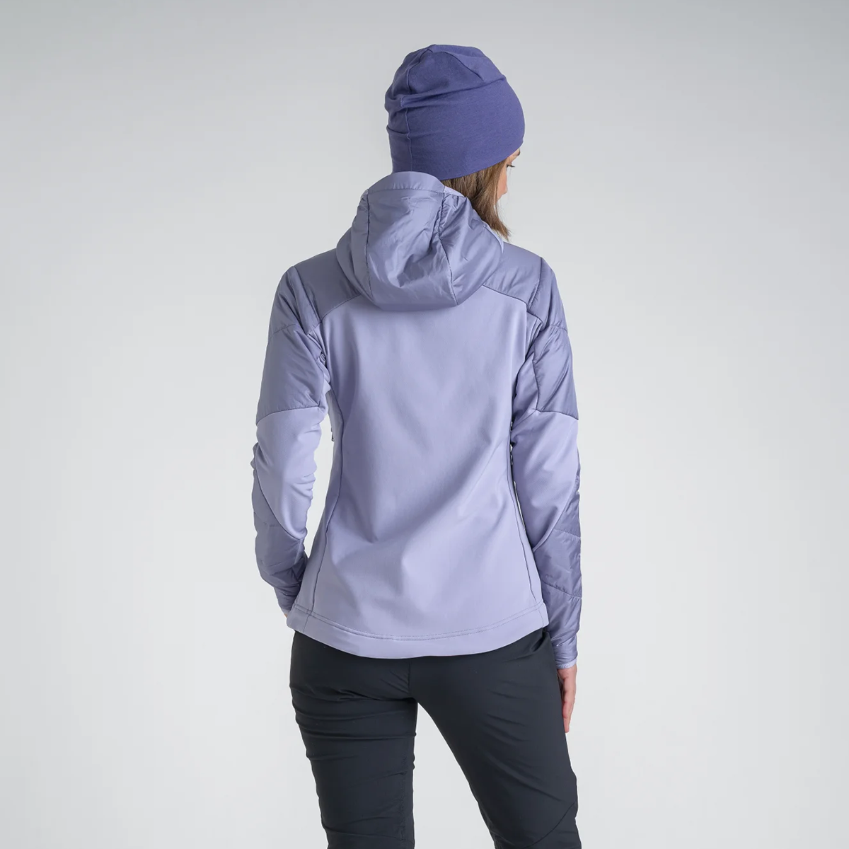 Spiro Women's Insulated Hybrid Jacket — Lavender
