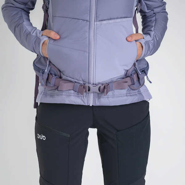 Spiro Women's Insulated Hybrid Jacket — Lavender