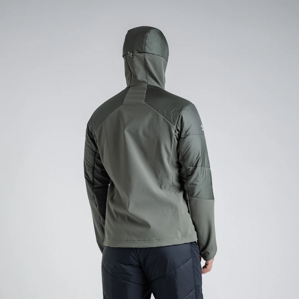 Spiro Men's Insulated Hybrid Jacket — Blue