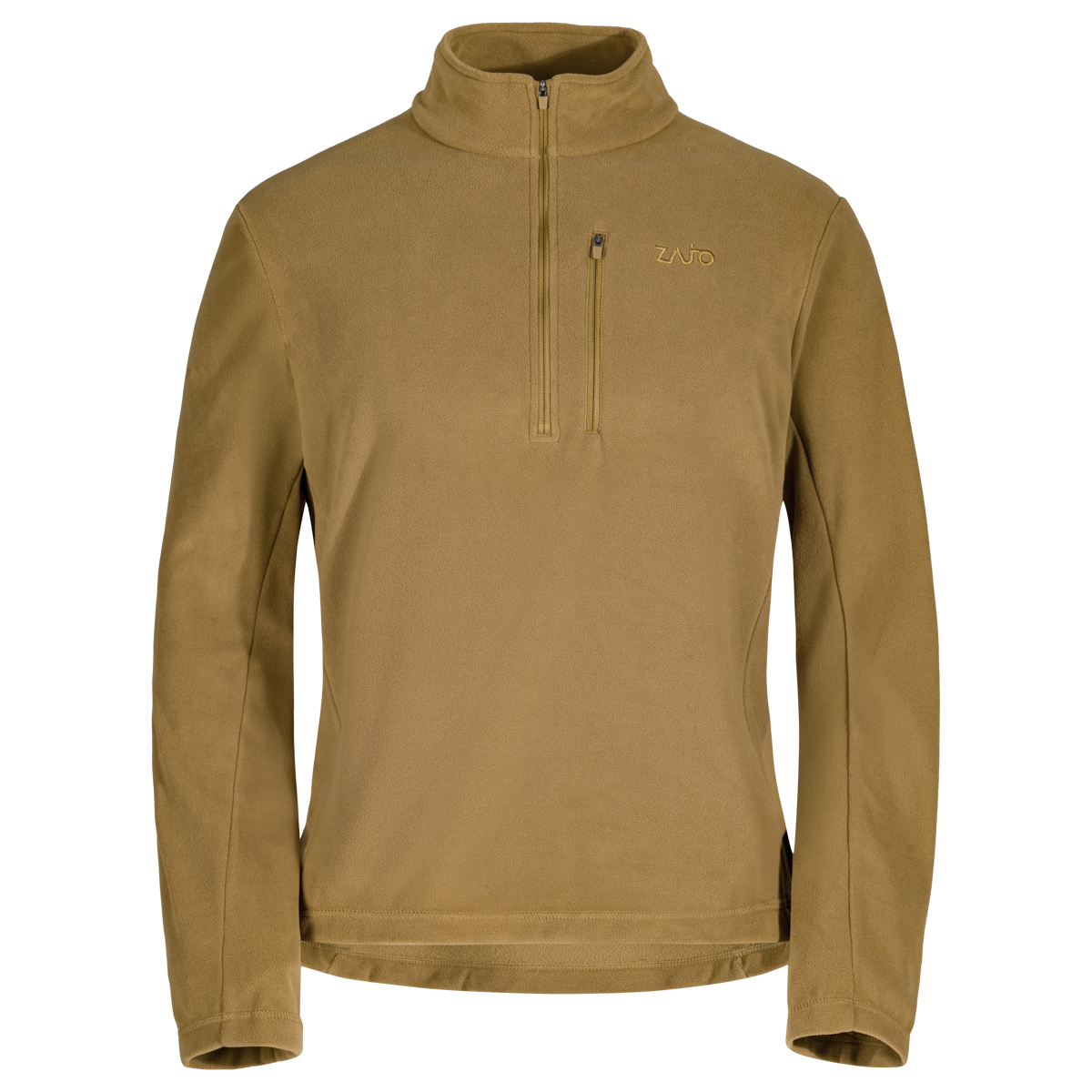 Auro Men's Fleece Zip Top — Golden Brown