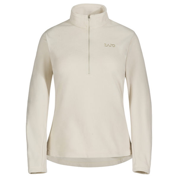 Auro Women's Fleece Zip Top — Light Beige