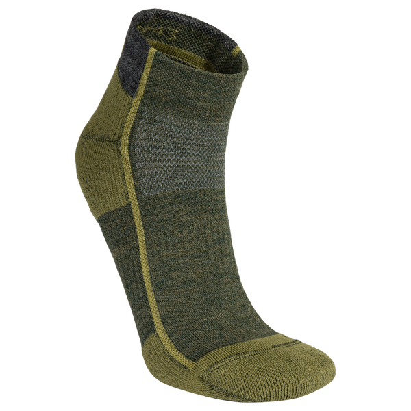 Hejma Merino Low Socks — Avocado Green