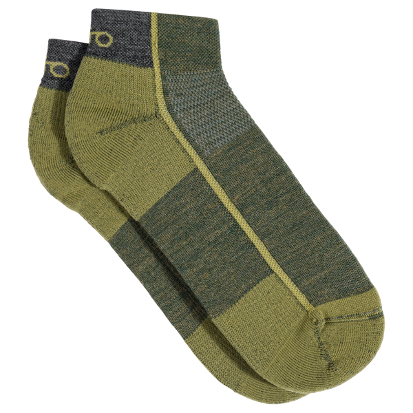 Hejma Merino Low Socks — Avocado Green