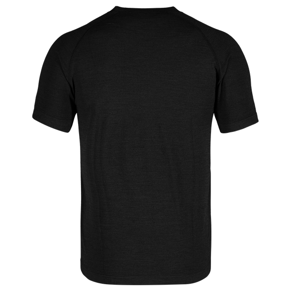 Lerta Men's Seamless Merino T-shirt — Black
