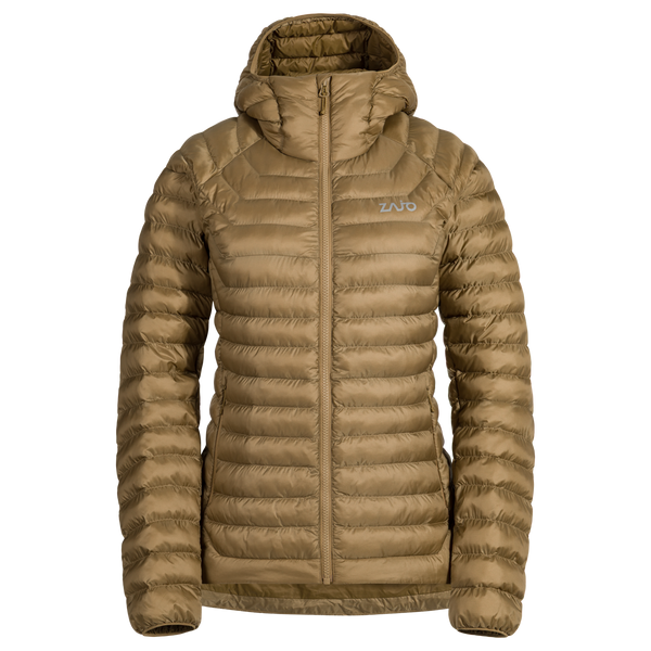Nubaro Women's Insulated Hooded Jacket — Golden Brown