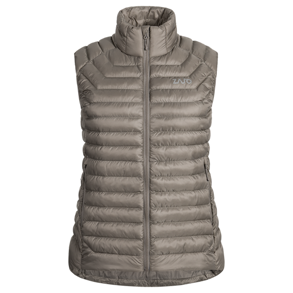 Nubaro Women's Insulated Vest  — Taupe Beige
