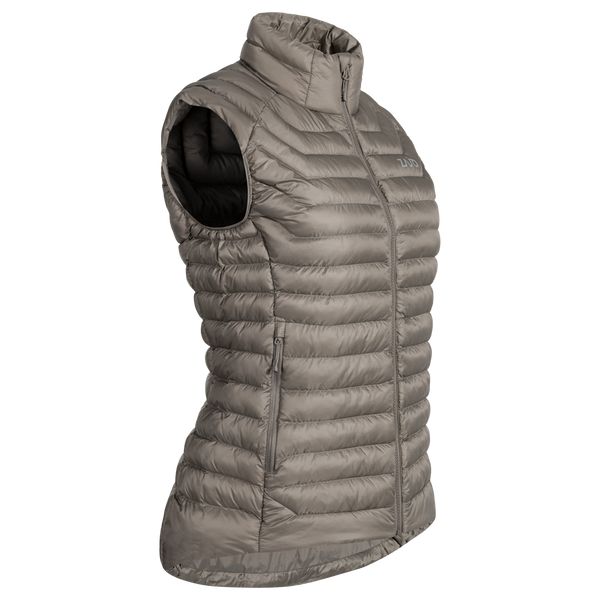 Nubaro Women's Insulated Vest  — Taupe Beige