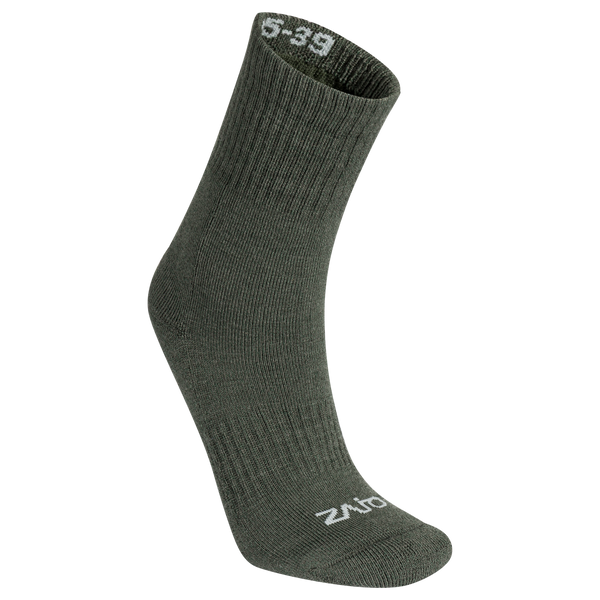 Termo Wool High Socks — Dark Olive