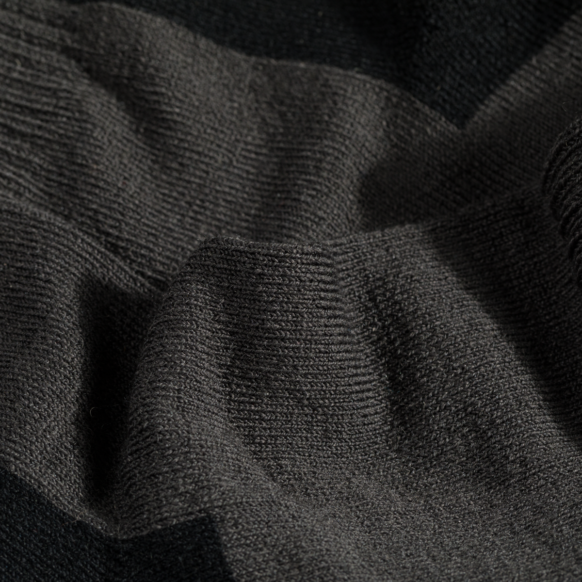Termo Wool High Socks — Off Black