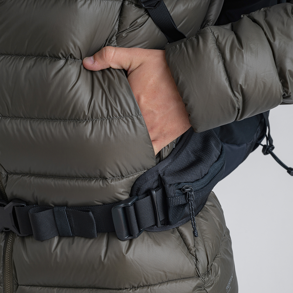 Alto Men's Ultralight Down Jacket — Black Olive