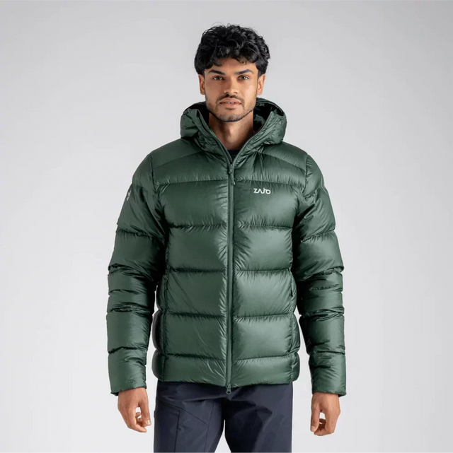 Alto Men's Winter Down Jacket — Grey Navy