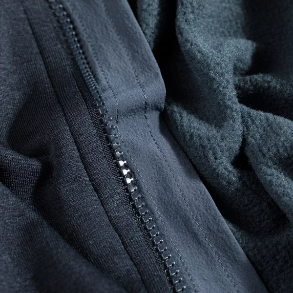Amiko Men's Fleece Hooded Jacket — Dark Navy