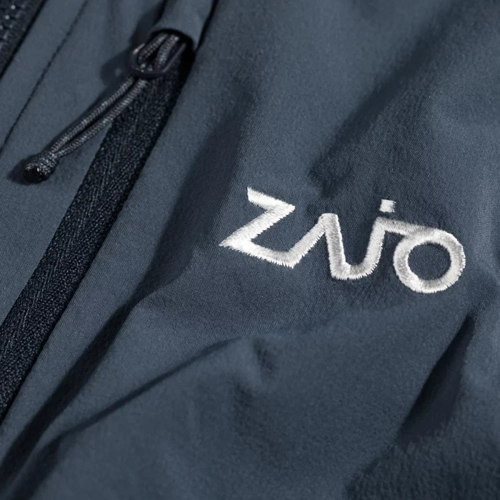 Amiko Men's Fleece Hooded Jacket — Dark Navy