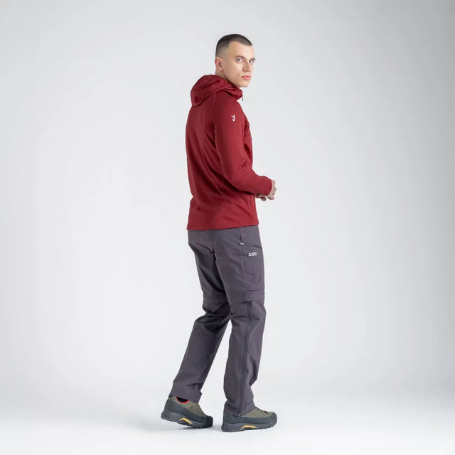 Amiko Men's Fleece Hooded Jacket — Dark Navy